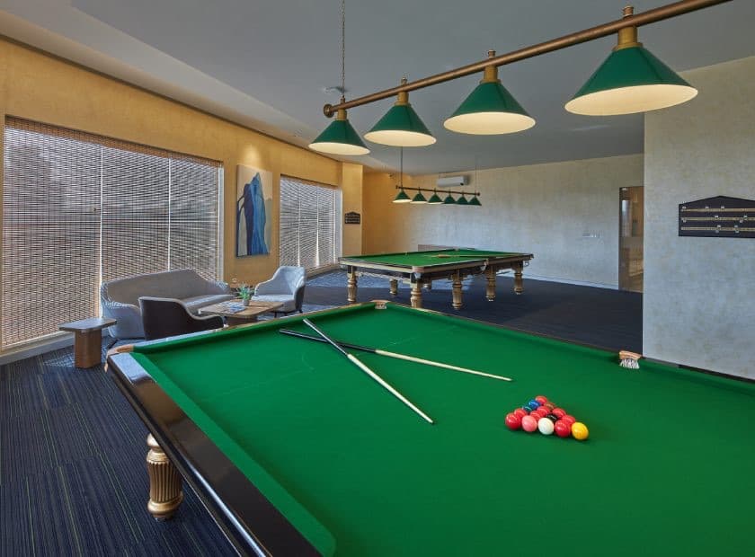 Billiards room at Riviera